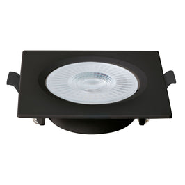 Spot de Embutir Quadrado Blumenau LED 6W 6500K Preto