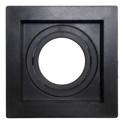 Spot de Embutir Quadrado Noframe 1xAR70 Preto Moon