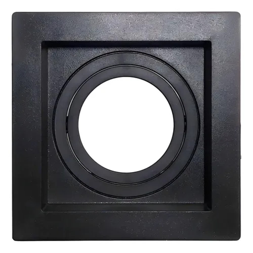 Spot de Embutir Quadrado Noframe 1xAR70 Preto Moon