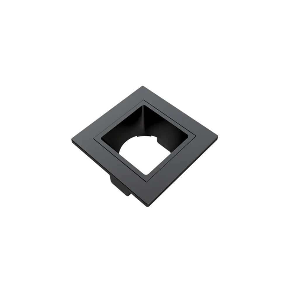 Spot de Embutir Quadrado Noframe 1xMR16 Preto Moon
