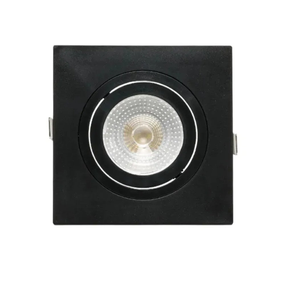 Spot de Embutir Quadrado para Lâmpada PAR20 Preto Save Energy