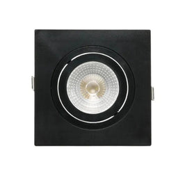 Spot de Embutir Quadrado para Lâmpada PAR20 Preto Save Energy