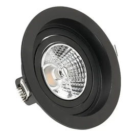 Spot de Embutir Redondo para Lâmpada AR70 Preto Save Energy