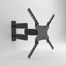 Suporte Articulável e Inclinável para TV de 23 a 55 Polegadas Aço Preto SBRP145 Brasforma