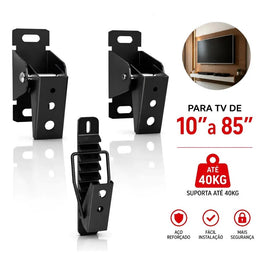 Suporte TV Inclinável 10 a 85 Polegadas SBRUB910 Brasforma