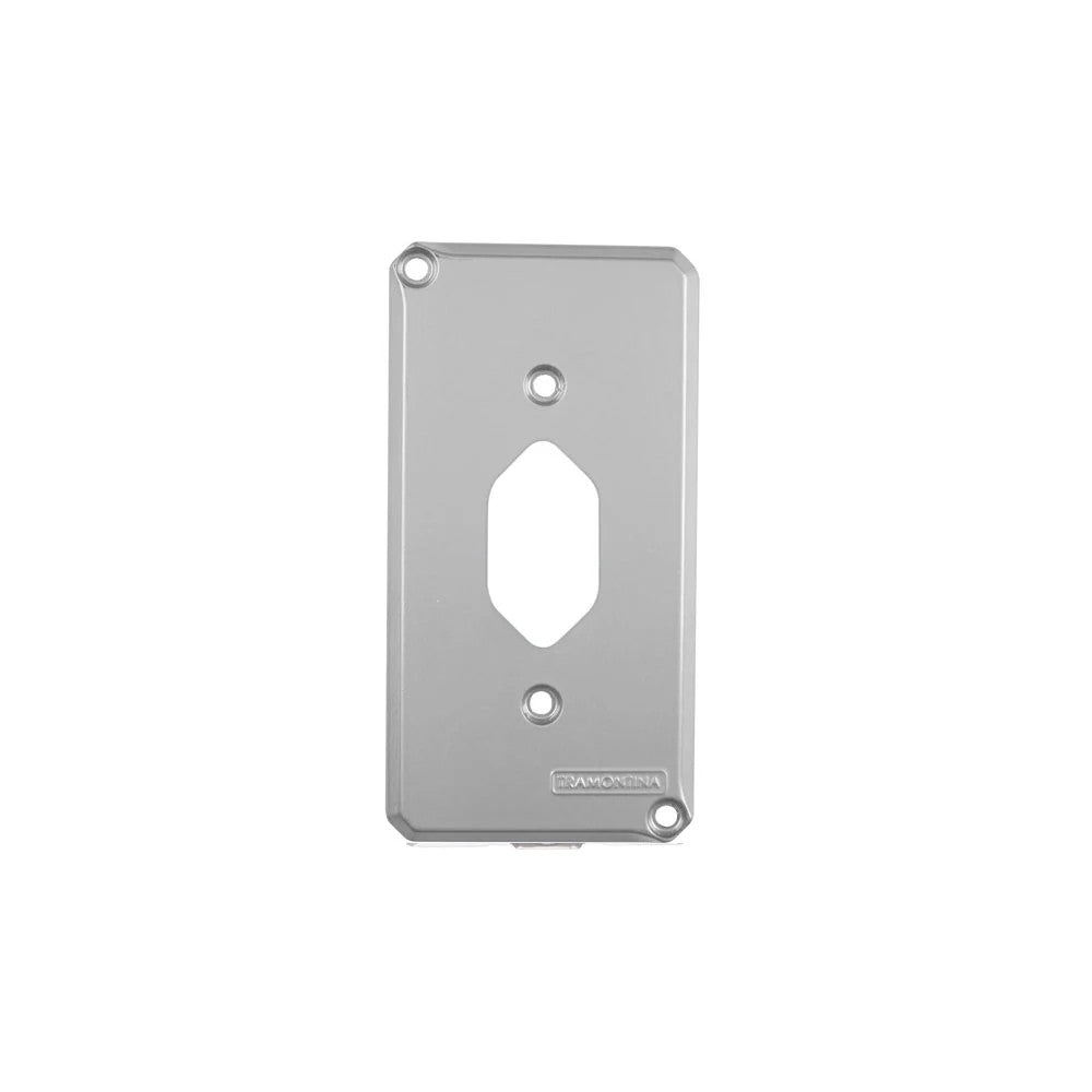 TAMPA PARA CONDULETE ALUMINIO 1'' PARA 1 TOMADA