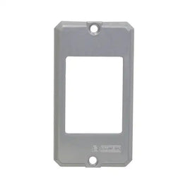 TAMPA PARA CONDULETE ALUMINIO 1/2-3/4 PARA 2 TECLAS