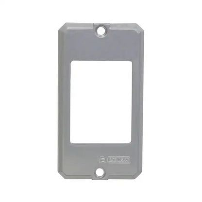 TAMPA PARA CONDULETE ALUMINIO 1/2-3/4 PARA 2 TECLAS