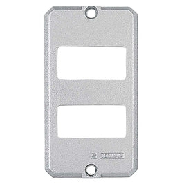 TAMPA PARA CONDULETE ALUMINIO 1/2-3/4 PARA 2 TECLAS SEPARADAS