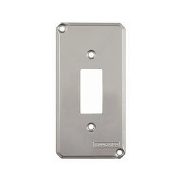 TAMPA PARA CONDULETE ALUMINIO 1/2-3/4 PARA 3 TECLAS TRAMONTINA
