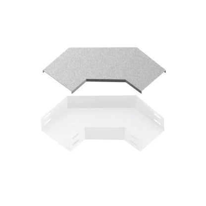 Tampa Curva Horizontal 90 Graus 50mm Chapa 24 Para Eletrocalha