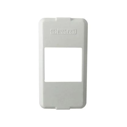 Tampa para Condulete PVC Branco 1/2-3/4 para 2 Interruptores Wetzel