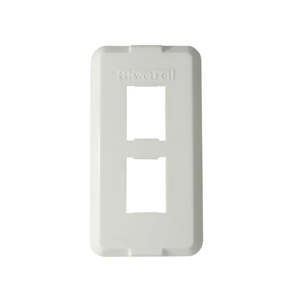 Tampa para Condulete PVC Branco 1/2-3/4 para 2 Interruptores HZ Wetzel