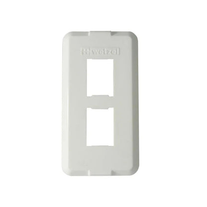 Tampa para Condulete PVC Branco 1/2-3/4 para 2 Interruptores HZ Wetzel