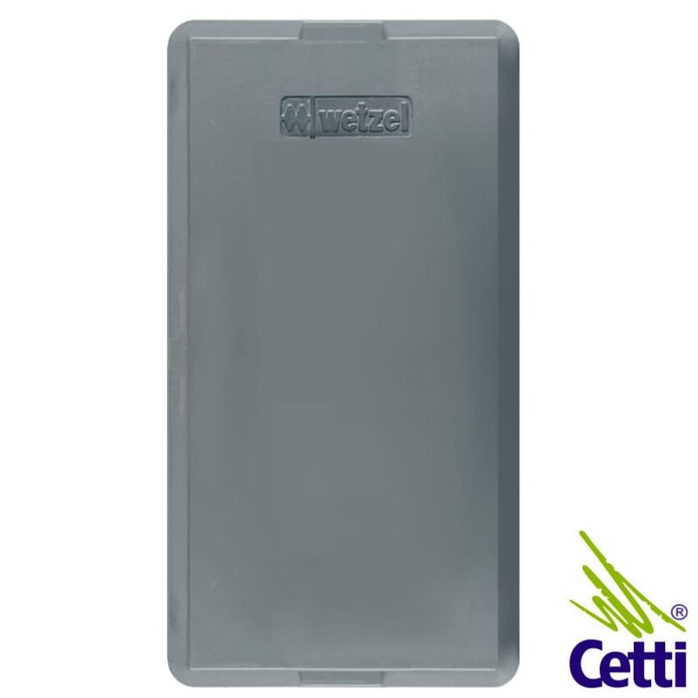 Tampa para Condulete PVC Cinza 1 Polegada Cega Wetzel