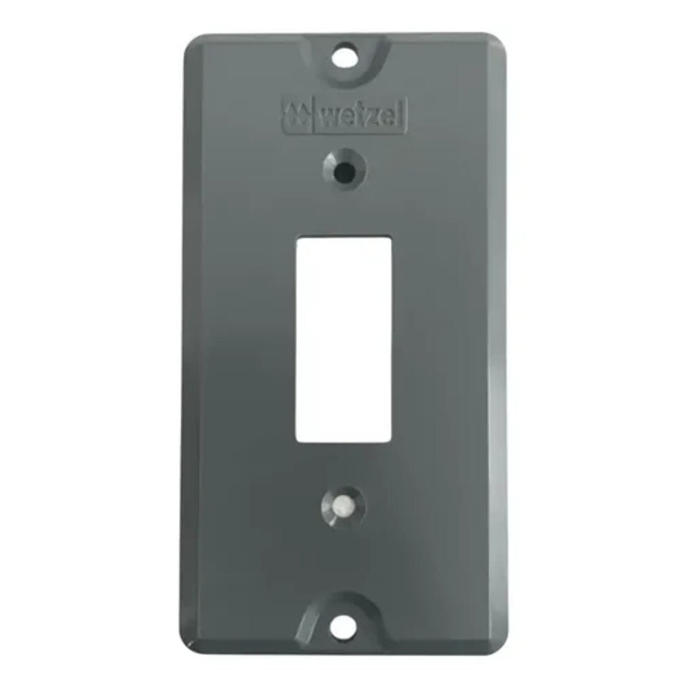 Tampa para Condulete PVC Cinza 1 Polegada para 1 Interruptor Vertical Wetzel