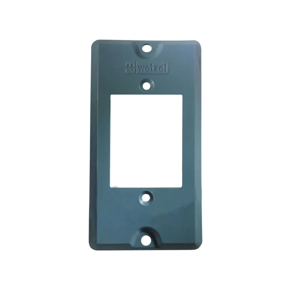 Tampa para Condulete PVC Cinza 1 Polegada para 2 Interruptores Horizontal Wetzel