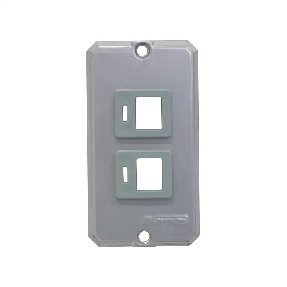 Tampa para Condulete de Alumínio 1/2-3/4 para 2 RJ45 Tramontina