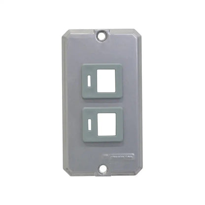 Tampa para Condulete de Alumínio 1/2-3/4 para 2 RJ45 Tramontina