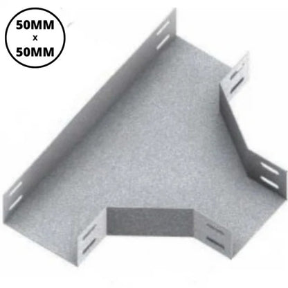 Te Horizontal 90 Graus 50x50 Liso Chapa 24 para Eletrocalha