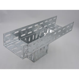 Te Vertical Descida Lateral 300 x 50 para Eletrocalha Aço Galvanizado