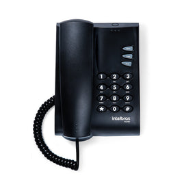 Telefone Intelbras Pleno Sem Chave Preto