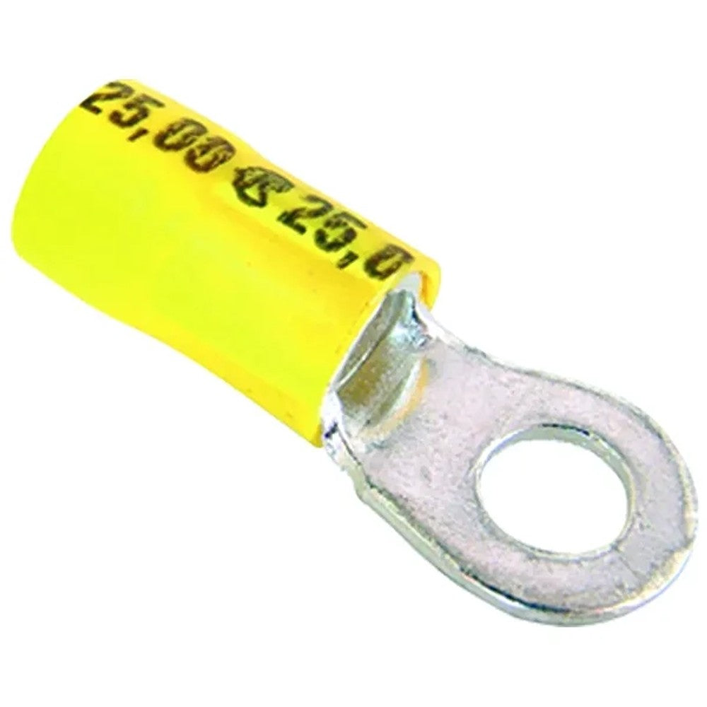 Terminal Anel 25,0 Amarelo Furo 6