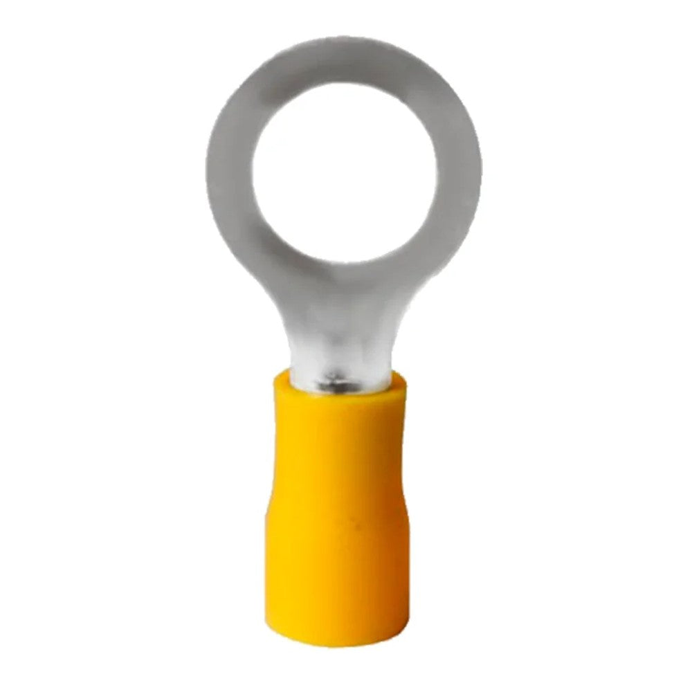 Terminal Anel 6,0mm Amarelo 100 Peças
