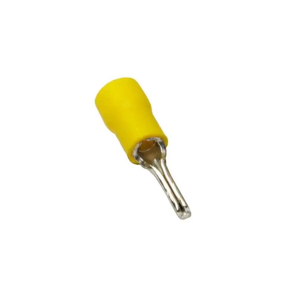 Terminal Pino 6,0 Amarelo Com 100 Peças