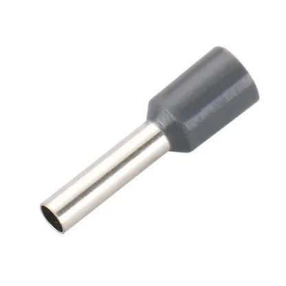 Terminal Pino Tubular 4,0 mm² Cinza com 100 Unidades