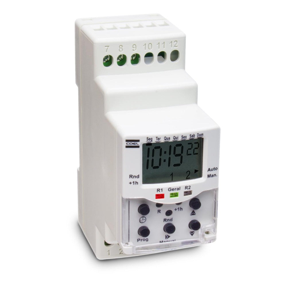 Timer Horário BWT40HR Recarregável Bivolt Coel