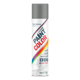 Tinta Spray Metálica 400ml Prata Paintcolor