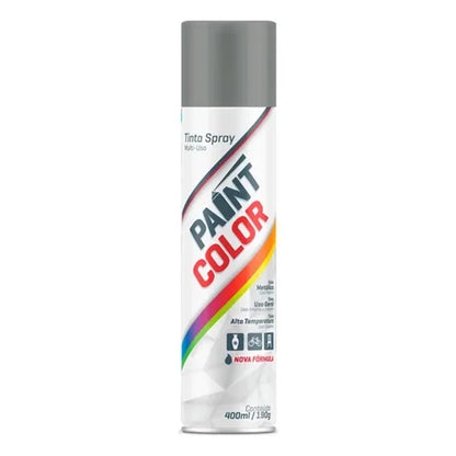 Tinta Spray Metálica 400ml Prata Paintcolor