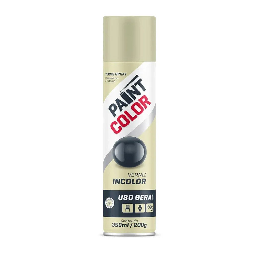 Tinta Spray Uso Geral 400ml Verniz Paintcolor