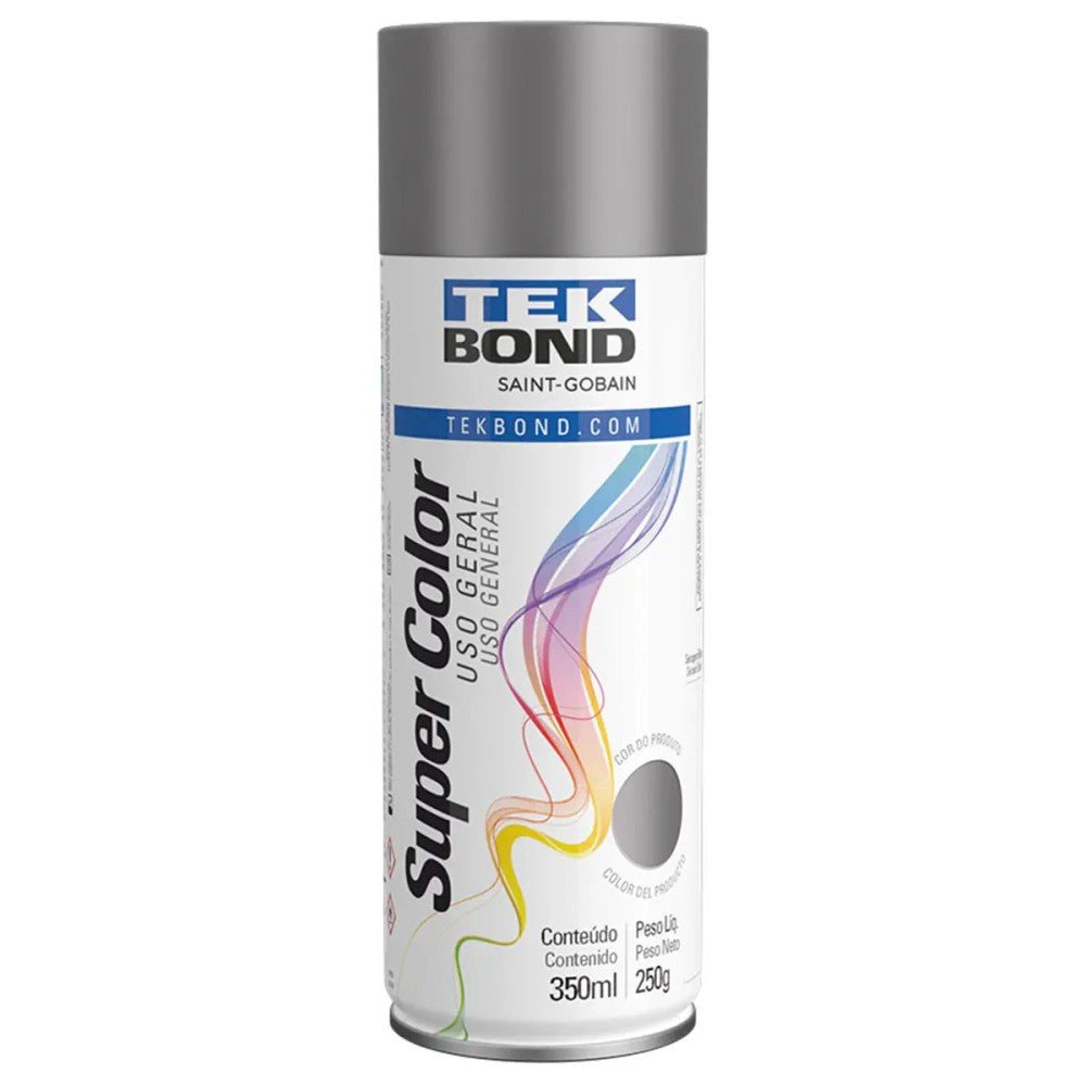 Tinta Spray Uso Geral Grafite 350ml Tekbond