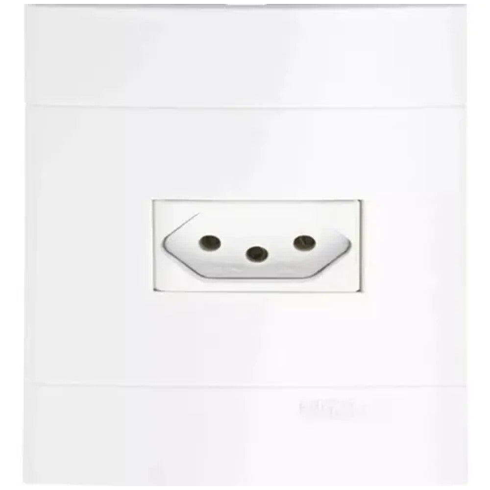 Tomada 2P T 20A Branca com Placa Lunare 444731 Schneider