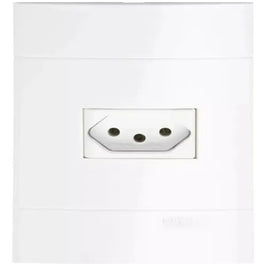 Tomada 2P T 20A Branca com Placa Lunare 444731 Schneider