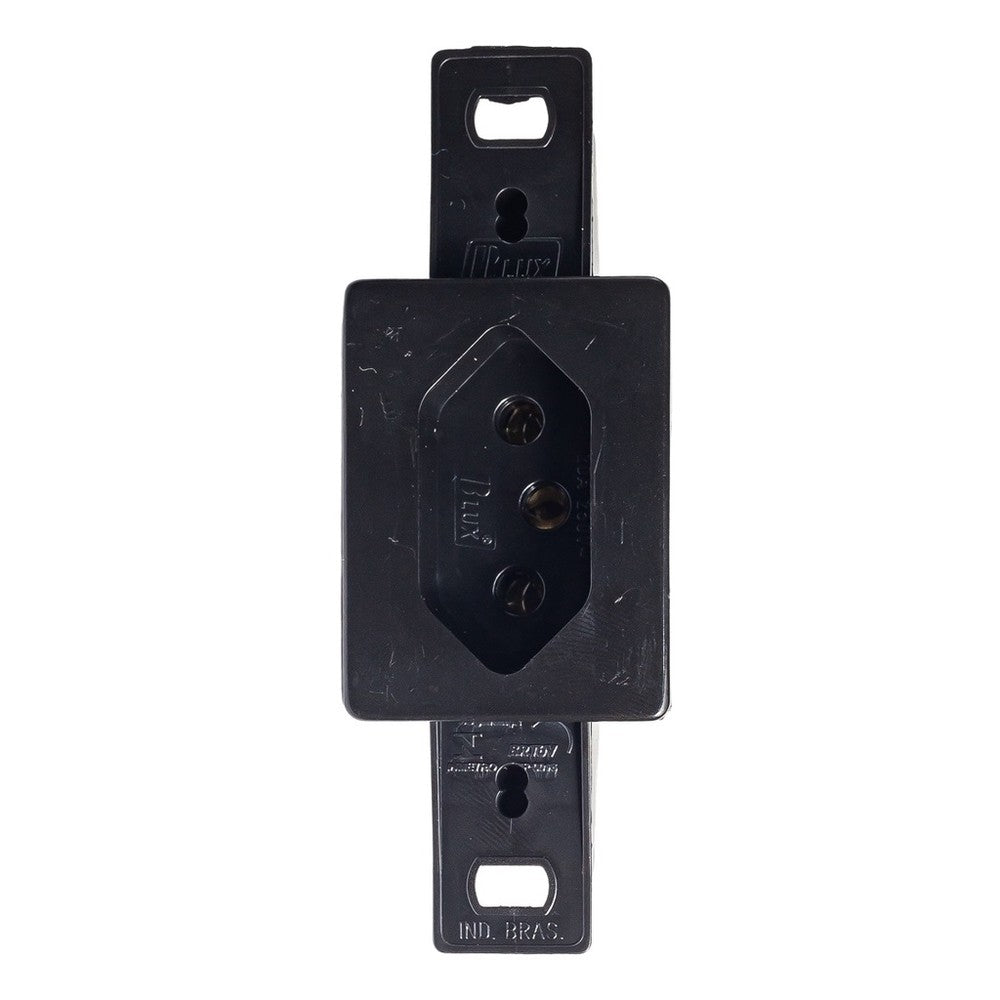 Tomada 2P T 20A Para Condulete Preto 9023 Blux