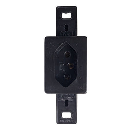 Tomada 2P T 20A Para Condulete Preto 9023 Blux