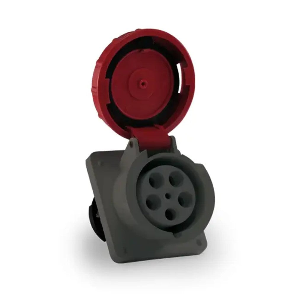 Tomada Industrial de Embutir 3P T 63A 440V 6H 4546 IP67 Soprano