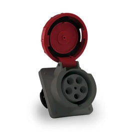 Tomada Industrial de Embutir 3P T 63A 440V 6H 4546 IP67 Soprano