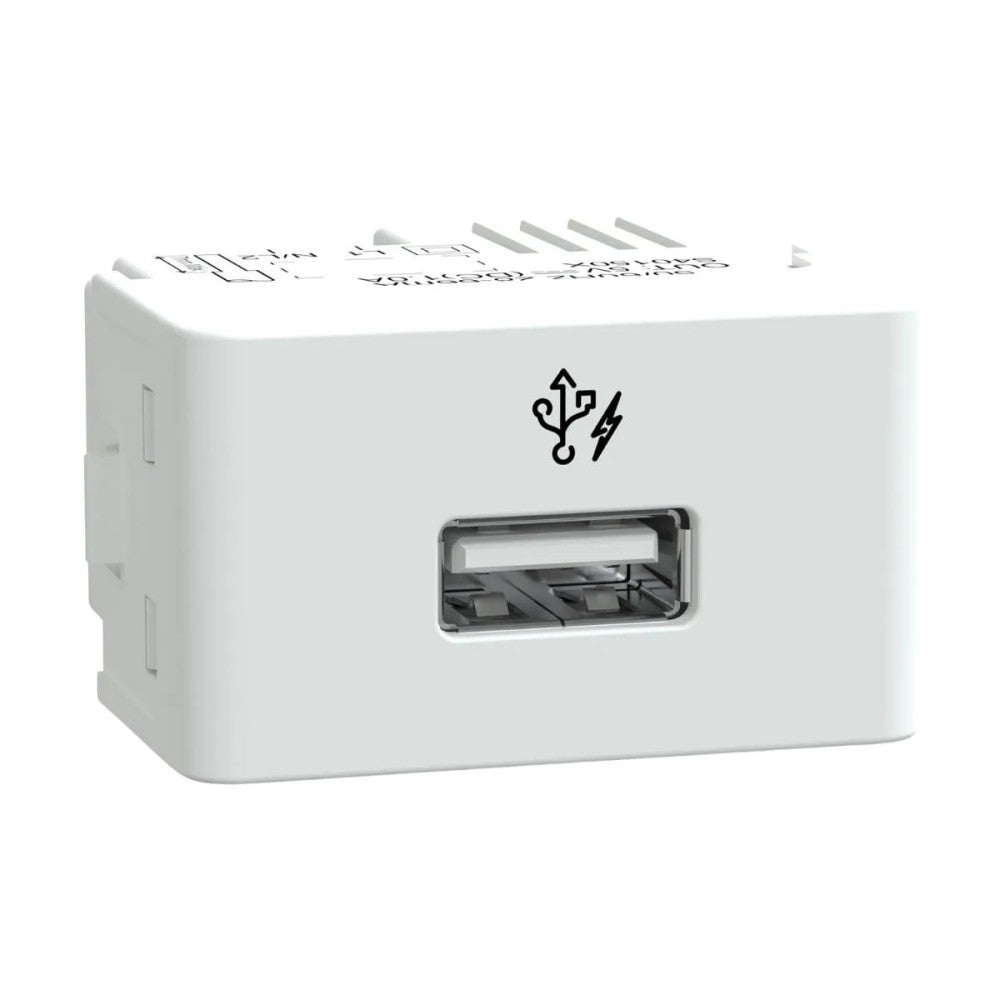 Tomada Módulo Carregador USB Branco 47811 Lunare Schneider