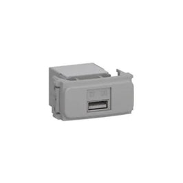 Tomada Módulo Keystone USB-A Cinza Compose WEG