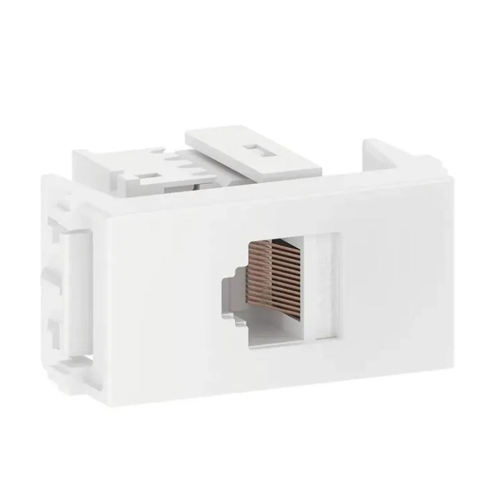 Tomada Módulo RJ45 CAT6 Branco Refinatto WEG