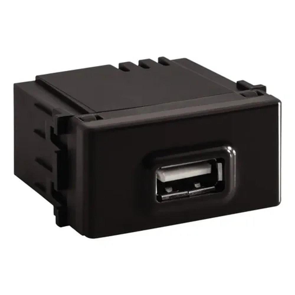 Tomada Módulo USB Tramontina Giz Grafite Bivolt 57215019