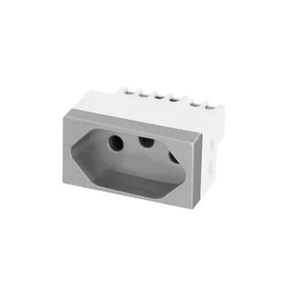 Tomada Modular 20A Para Condulete Cinza 161616 Blux