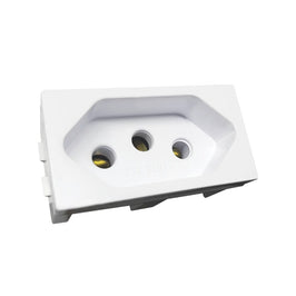 Tomada Modular 20A para Condutor Branco Blux 161608