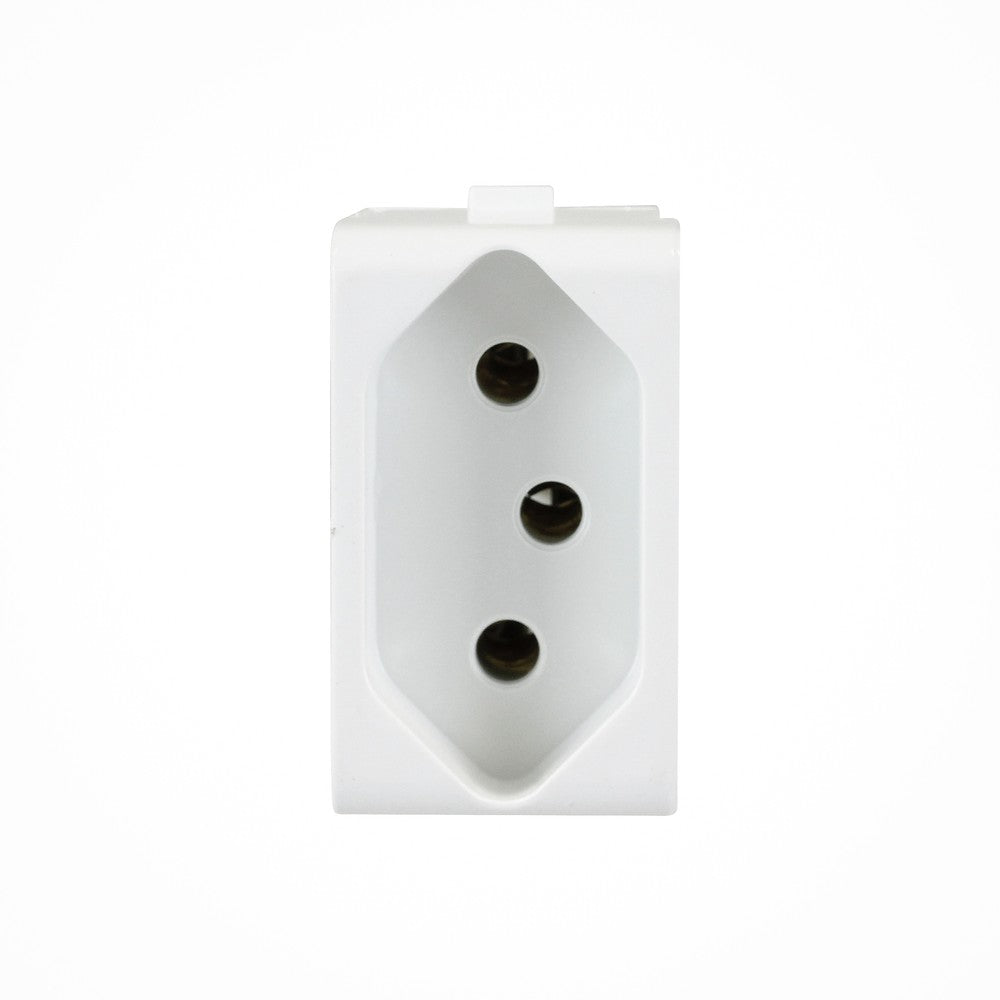 Tomada Modular 2P T 10A Branco Lunare 4721 Schneider
