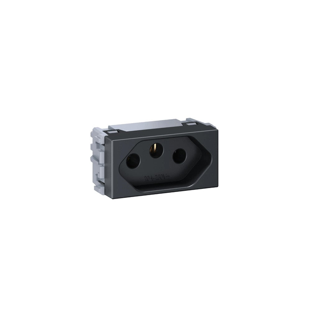 Tomada Modular 2P+T 20A Grafite Esatta WEG
