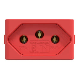 Tomada Modular 2P T 20A Vermelha S401119 Lunare UP Schneider